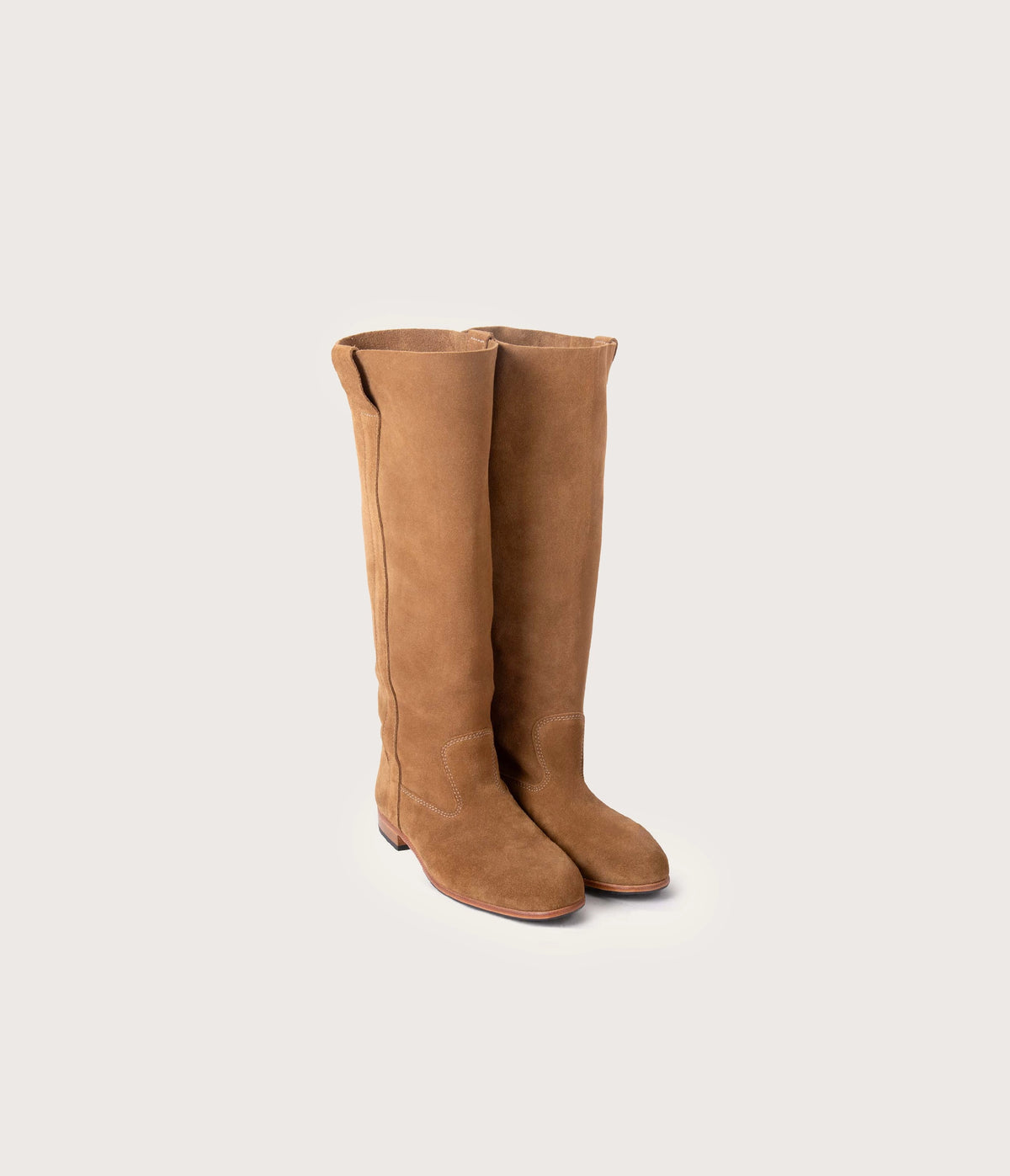 Elloa Botte Velours Havane