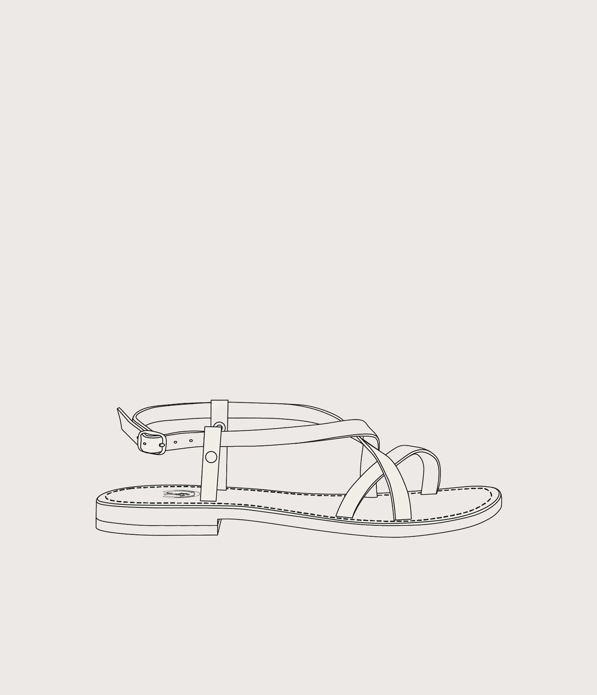 Belle-Île Sandale femme Personnalisable