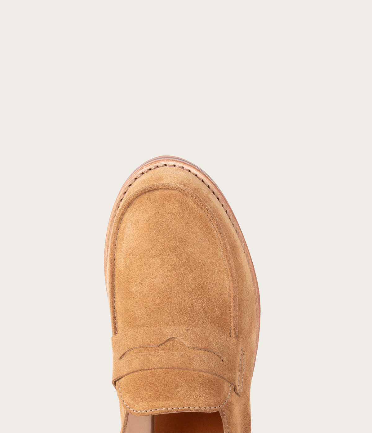 Alix Mocassin Velours Havane